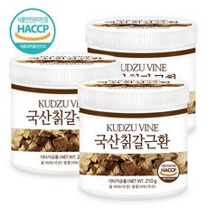 푸른들판 국내산 칡환 갈근환 haccp 인증, 210g, 3개