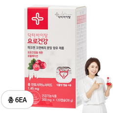 닥터바이탈 요로건강 크랜베리 방광영양제 36g, 120정, 6개