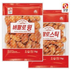 사조버팔로 스틱 1kg 수입 + 사조버팔로 윙 1kg 수입, 1세트