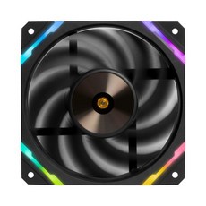 발키리 X12 ARGB 시스템 케이스 쿨러 블랙, 단품, 1개