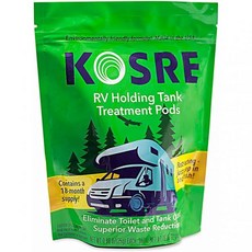 하수구 세정제 외 제품 등 배수구클리너 싱크대클리너 유한락스 KOSRE RV 홀딩 탱크 트리트먼트 18포드 빠르게 작용하는 드롭인 RV용 자연 친화적 – 월간 공급
