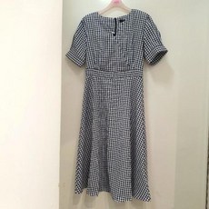 수스 HC07 체크브이넥원피스 S242NOP515