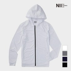 NII 공용 메쉬 경량 후드 집업 NNUAZVM3101