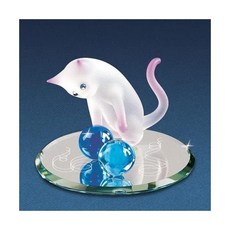 Glass Baron 고양이 크리스탈 호기심 많은 피규어 Q1699894, 1개