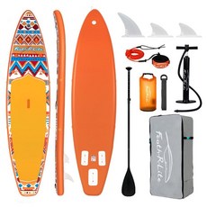 SUP 패들보드 공기주입식 서핑 보트 미꾸스, 인디언 (350/84/15cm)