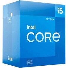 Intel Core i5-12400F Alder Lake CPU LGA 1700 2.5GHz 6코어 65W 18MB 캐시 데스크탑 프로세서
