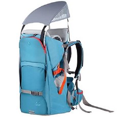 Osprey 오스프리 하이킹 아기 캐리어 백팩 유아 캐리어 등산 아기띠 배낭, 블루