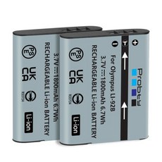 DB-110 배터리 리코 GRIII G900 WG-6 GR3 GRIII X GR3X THETA m15 THETA S/ SC/ SC2 THETA V / Z1 360 구, 02 2 Pcs Battery