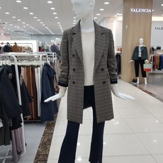 더아이잗 소매레터링 포인트체크자켓(IJ9N0JK82-570)