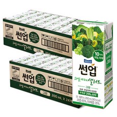 썬업 과일야채샐러드 그린 200ML 48팩, 옵션1