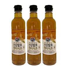 백설 자연발효 현미식초, 800ml, 3개