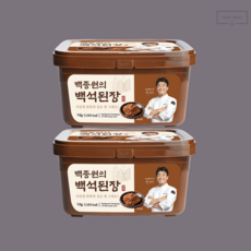 윤마트 백종원 백석된장 1kgx2개 대용량 된장찌개 김치찌재