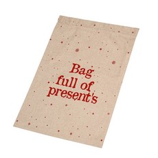 독특한 디자인 크리스마스 리넨 가방 세련된 전통 얼굴이없는 노인 편지 큰 백팩 휴가 장식