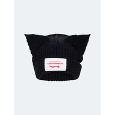 찰스제프리 Charles Jeffrey Loverboy CHUNKY EARS BEANIE black