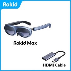 Rokid Max AR 3D Smart Glasses Micro OLED 215”Max screen 50° FoV Viewing VR Glass For PhonesSwitchPS5, 3) kits 5, 1개