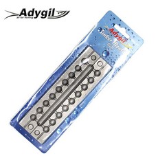 에어봉돌 Ady길 낚시 공 싱커 몰드 ADBASM g 개, 은의, 1개