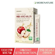 모어네이처 유기농 애플 사이다 비니거 애사비 스틱, 225ml, 1개