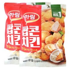 하림 팝콘치킨 650g, 2개