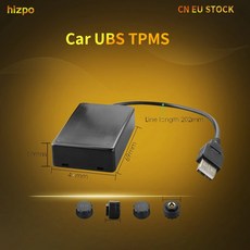 Hizpo EU 차량용 USB TPMS (타이어 압력 모니터링 시스템) 안드로이드 멀티미디어 플레이어 네비게이션 디스플레이 헤드 유닛 오토라디오, 2.External TPMS, 2.External TPMS