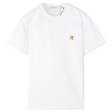 22FW 메종키츠네 폭스헤드반팔티 화이트AM00103KJ0008