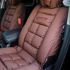 올뉴카니발 리무진시트 자동차시트 커버교체, 블랙1P, 고급형(앞좌석), 1개