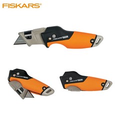 [FISKARS] 피스카스 카본맥스 다용도 접이식 커터칼 1027224 도배 장판 컷터 캇타칼, 다용도 접이식 칼(1027224)