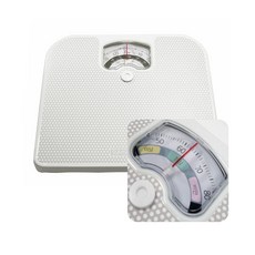 아날로그체중계 기계식 옛날 바늘 눈금 체중계 비만체크 화이트 130KG