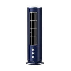탁상용 선풍기 무소음 무선 미니 usb 충전형 사무실 탁상 가정용 다기능 리프리스 선풍기 타워 사무실 기숙사 무소음 실내 데스크탑 전기 스탠딩, 파란