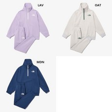 노스페이스키즈 NM5MP05 키즈 스쿨데이 하프 집 세트 KS SCHOOLDAY HALF ZIP SET 493788