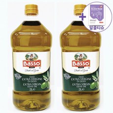 코스트코 빅마켓 BASSO 바쏘 엑스트라버진 올리브유 2L X 2 + 더메이런알콜티슈