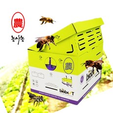국산 으뜸벌 뒤영벌 과수 토마토 딸기 사과 수박 블루베리 수정벌 60-80마리, 02. 수입 수정법 (벨기에 에코벌), 1개