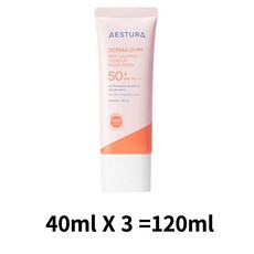 에스트라 더마 UV 365 레드진정 톤업 선크림 SPF50+ PA++++, 120ml, 1개