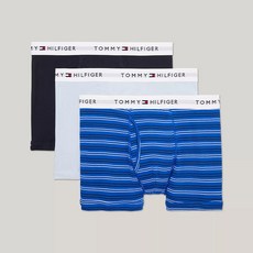 타미힐피거 남성 클래식 트렁크 팬티 3팩 Brazil Blue