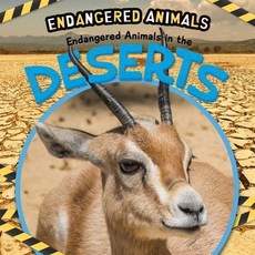 (영문도서) Endangered Animals in the Deserts Paperback, PowerKids Press, English, 9781725336186