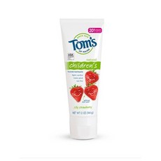 [Tom's of Maine] 탐스 오브 메인 어린이 치약 실리 스트로베리 144 g, 1개