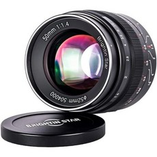 50mm F1.4 Big Aperture APSC 수동 포커스 미러리스 카메라 렌즈 Sony Alpha ZVE10 A7에 적합IV A6400 A7II A7SIII A7III A