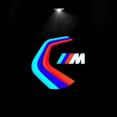 LED 자동차 문짝 로고 프로젝터 램프 웰컴 라이트 BMW E90 E91 E92 E93 E60 E61 F10 F07 E63 E64 F12 F13, 1개, 10 M Track