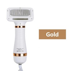 고양이 강아지용 슬리커 브러시 반려동물 헤어 드라이어 전문 그루, 1개, 1.Gold-EU