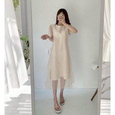 브랜드 없음 오간자 샤원피스