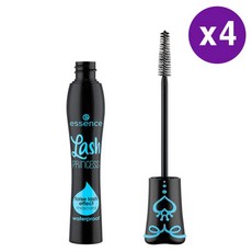 essence Lash Princess Waterproof Mascara Black 에센스 래쉬 프린세스 워터프루프 마스카라 12ml 4 팩