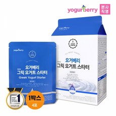 요거베리 그릭 요거트 스타터 1박스, 260g, 1개, 4개입