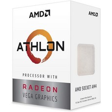 AMD Athlon 3000G Processor with Radeon Graphics 3.5GHz 2코어4스레드 5MB 35W[국내 정규 대리점품]YD3000C6FHBOX - 애슬론3000g