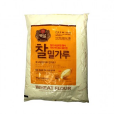 백설 찰밀가루3kg