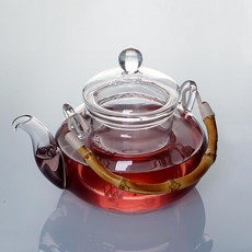허브티 우려내는 유리 티팟 600ml 허브티우리기 티글라스 DT_GTS25501