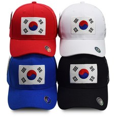 캡이요 2184 코리아 태극기 패치 야구모자 한국모자 대한민국 KOREA 붉은악마 자수 볼캡 모자