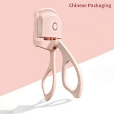전기가열속눈썹펌 뷰러 휴대용고온미용기기 휴대용 속눈썹 컬 빗 아이 래쉬 파마 오래 지속되는 열 메이크업 도구, Chinese Pink