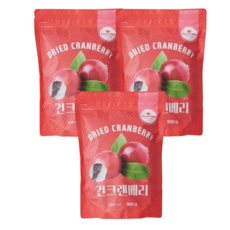 건 크랜베리, 3개, 900g