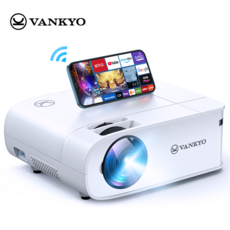 VANKYO Leisure 480W 무선미러링 빔프로젝터 1080P Full HD 가정용 무선미러링 빔프로젝터