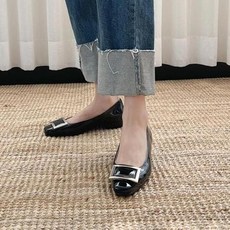 [셀러허브잡화] [HYIJS4DR_4B]신발 통굽단화 컴포트화 로퍼 구두 통굽 봄