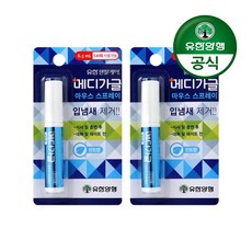 유한양행 [본사직영] 유한덴탈케어 메디가글 마우스스프레이 6.5mL 민트향x2개, 2개 - 아동용호구